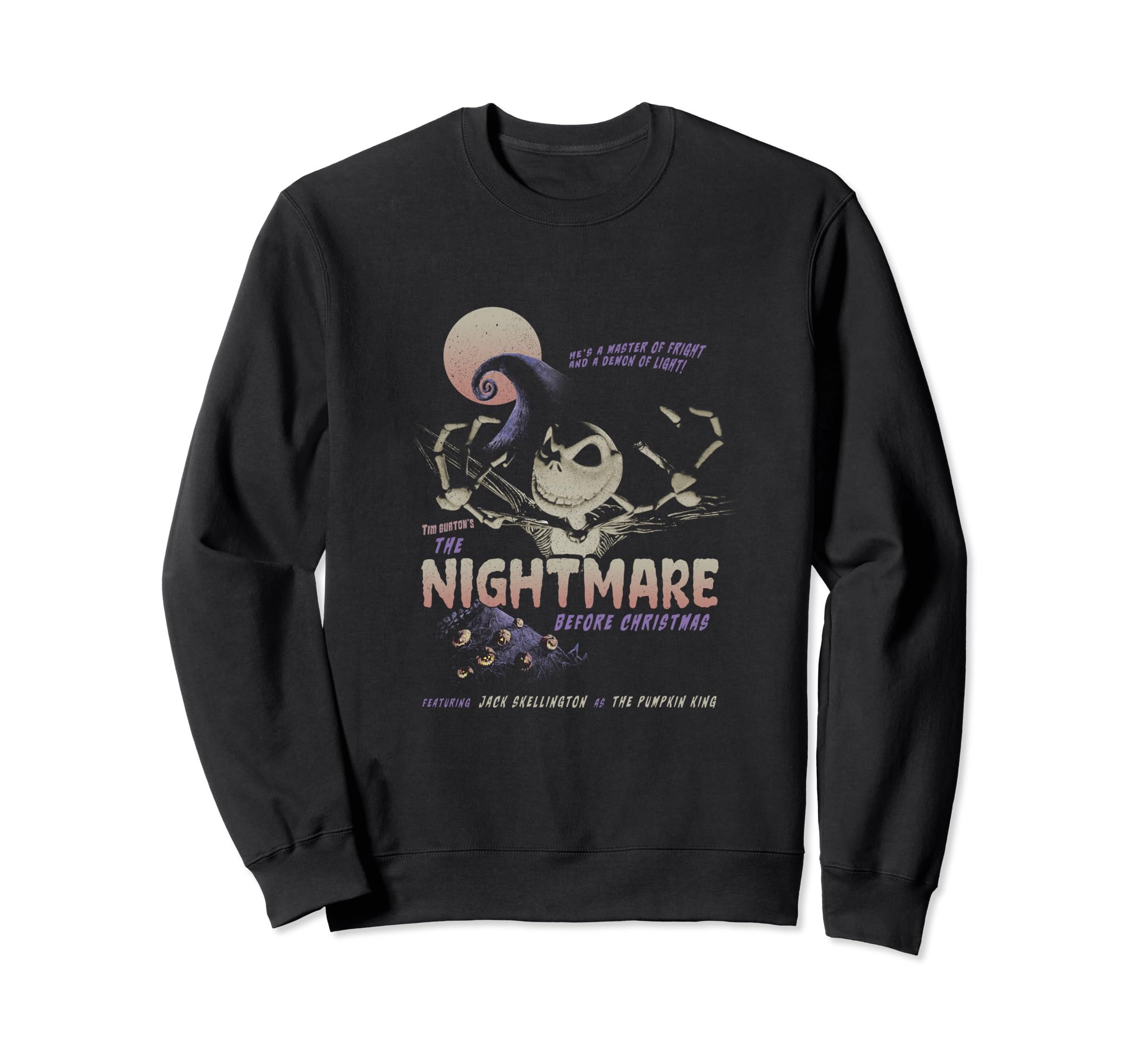Pull Nightmare Before Christmas Jack imprimé poster vintage - 2