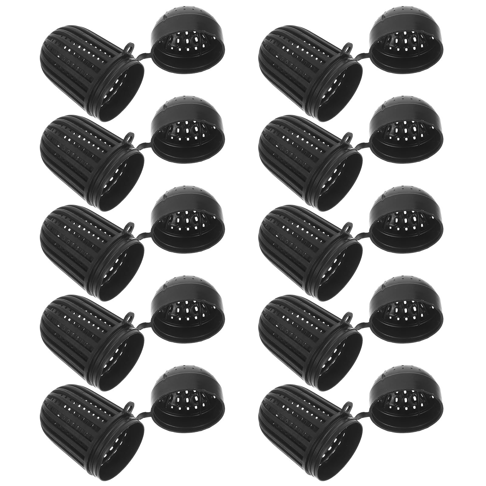 Toyvian Fishing Bait Cage Feeder Basket 10pcs Feeder Lightweight Convenient to Move Suitable for Outdoor Tackle and Fishing Enthusiasts