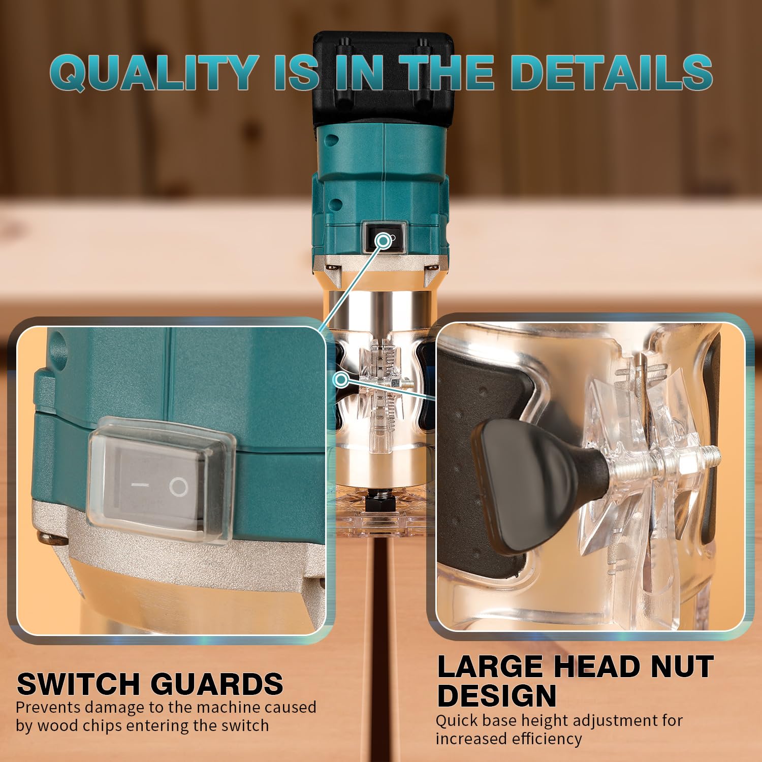 Cordless Trim Router Makita Battery Powered Router Flush Trim