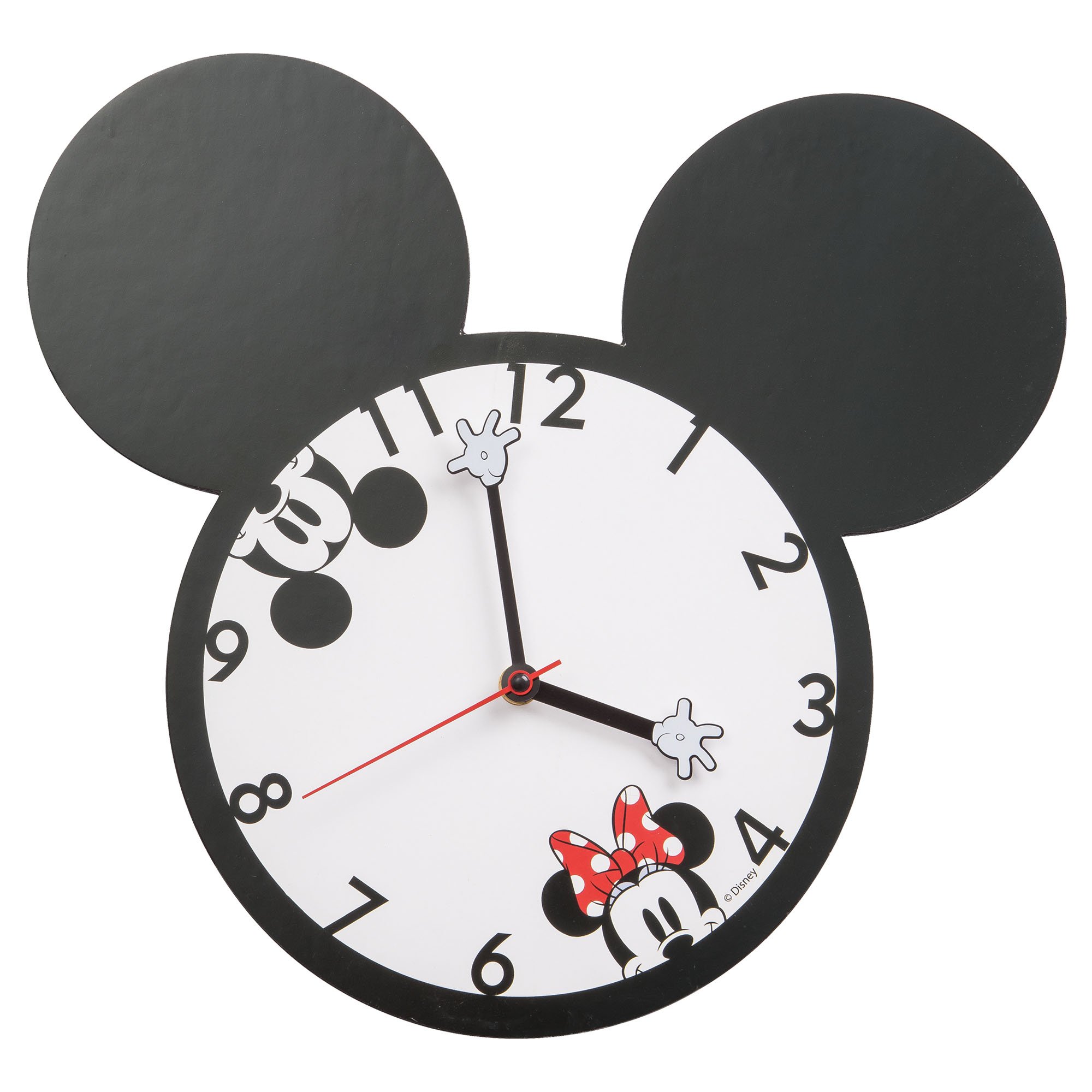Amazon.co.jp: Vandor Disney ミッキー&ミニーマウス型デコ壁掛け時計