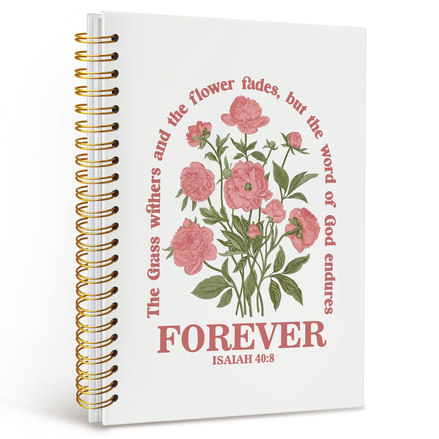 Carnet chrétien fleuri rigide pour ne plus perdre vos notes de sermons - 8