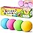 Stress Balls 4 Pack for Adults and Kids, Color Changing Squeeze Toys, Sensory Toys for Kids with Autism, Squishy Fidget Toys for Stress and Anxiety Relief, Prize for Classroom