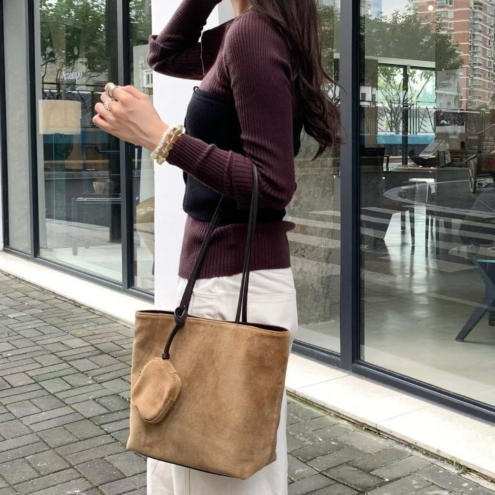 Borsa Tote retrò, Capiente, Casual, Versatile, a Tracolla, Ideale per Viaggi E Uso Quotidiano.