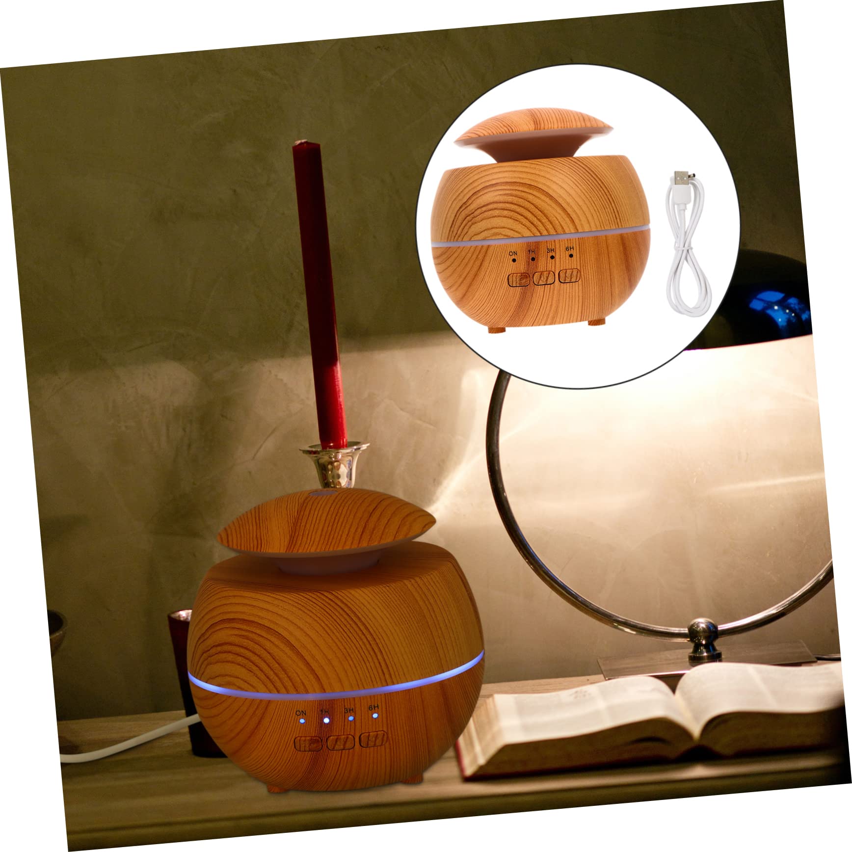 Diffusore Olii Essenziali 120ml Arancia con Luce LED