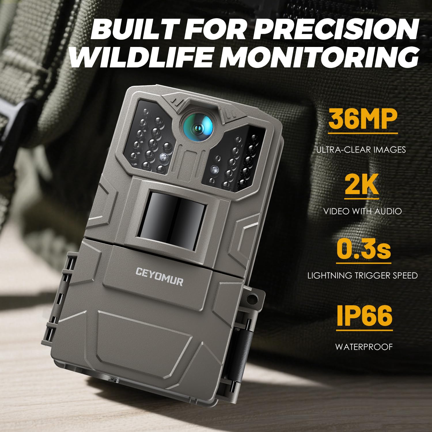 CEYOMUR 4K Trail Camera - Night Vision & Waterproof -7 CEYOMUR 4K Trail Camera - Night Vision & Waterproof -7