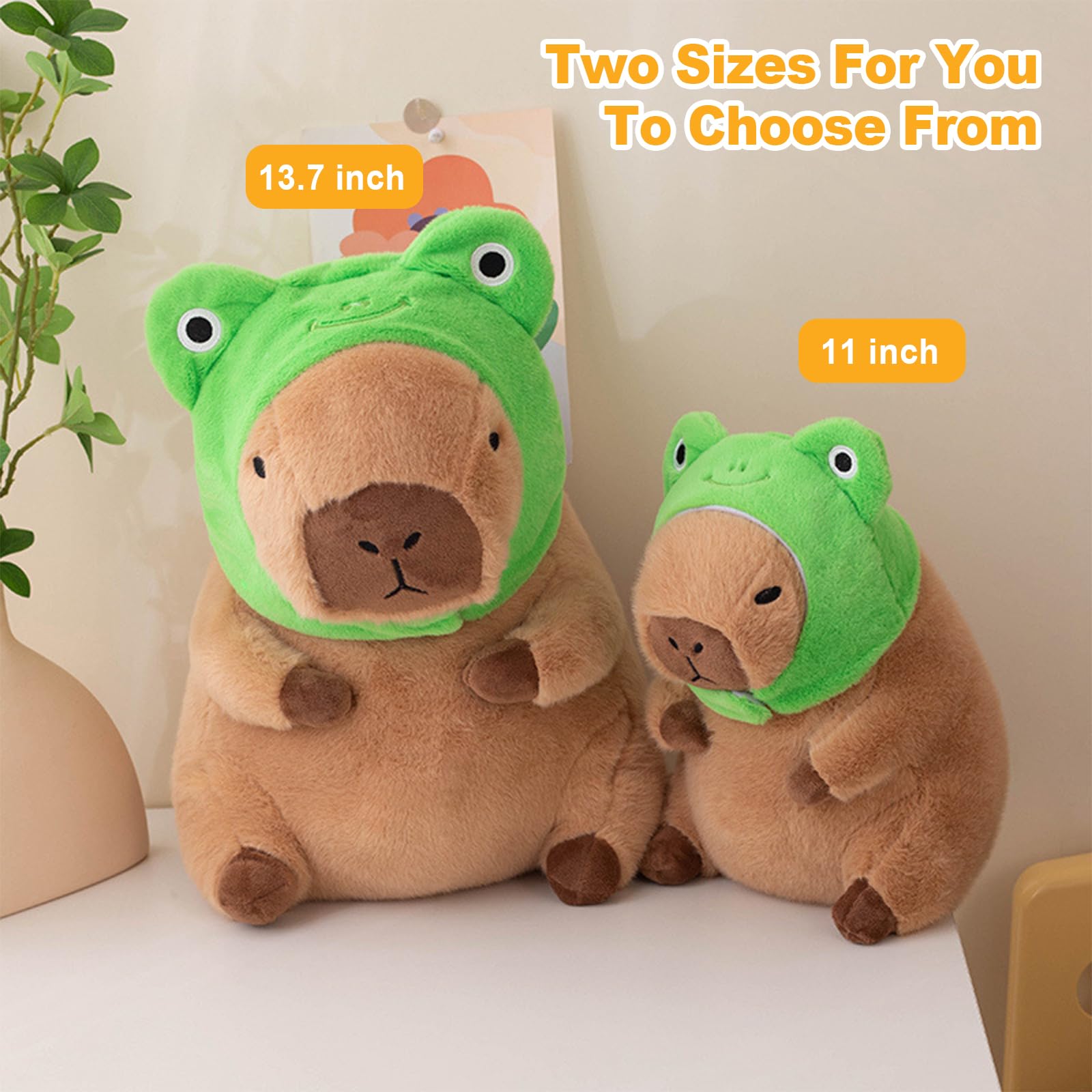 Manguito De Mano Capibara: Peluche Suave De 30x20 Cm, Calienta Manos Y Almohada Térmica Para Invierno, Regalo Original Para Niños Y Mujeres, Diseño De Capibara Llorón O Con Moquillo