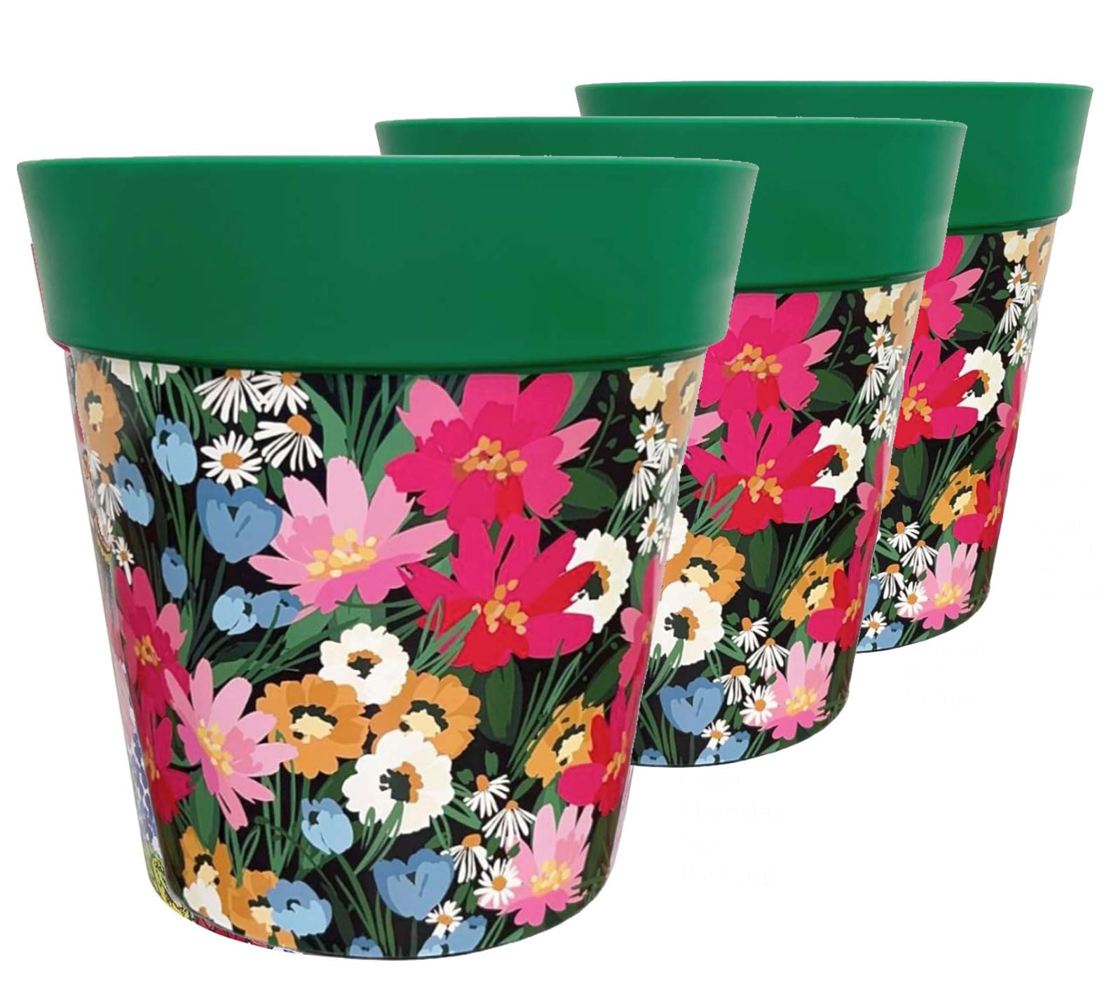 See full amazon price history chart for KOBBET® 8 Inch Flower Print (Pack of 3) UV Resistant Plastic Flower Pot for Living Room, Outdoor & Indoor Round Shape |Flawless Quality| Designer Gardening Flower Planter Flower Pot for Home & Decor KOBBET® 8 Inch Flower Print (Pack of 3) UV Resistant Plastic Flower Pot for Living Room, Outdoor & Indoor Round Shape |Flawless Quality| Designer Gardening Flower Planter Flower Pot for Home & Decor (B0DFYBN7T7) Amazon Price History, Amazon Price Tracker