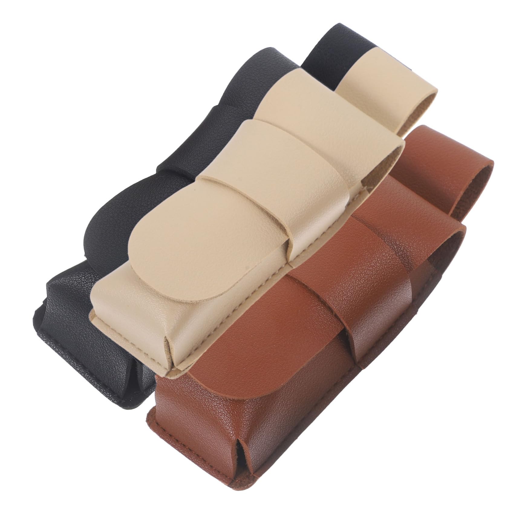 Lot De 2 Housses En Cuir Synthétique Pour Harmonica - Protection Et Transport Facile, Noir