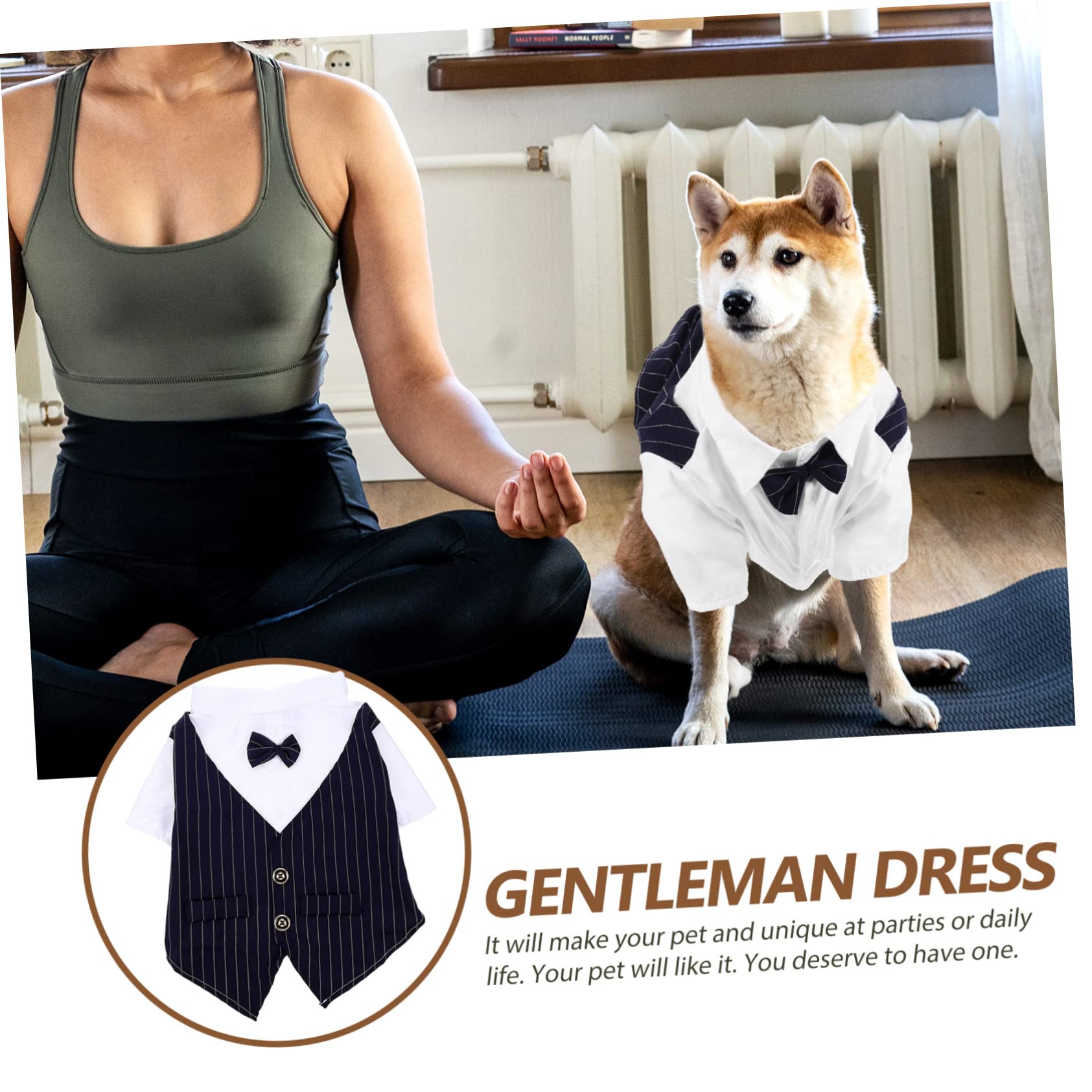BESPORTBLE 5piezas Disfraz Formal para Mascotas Diseño Chic y Material Transpirable Ropa De Boda para Perros y Gatos para Eventos Especiales y Fiestas