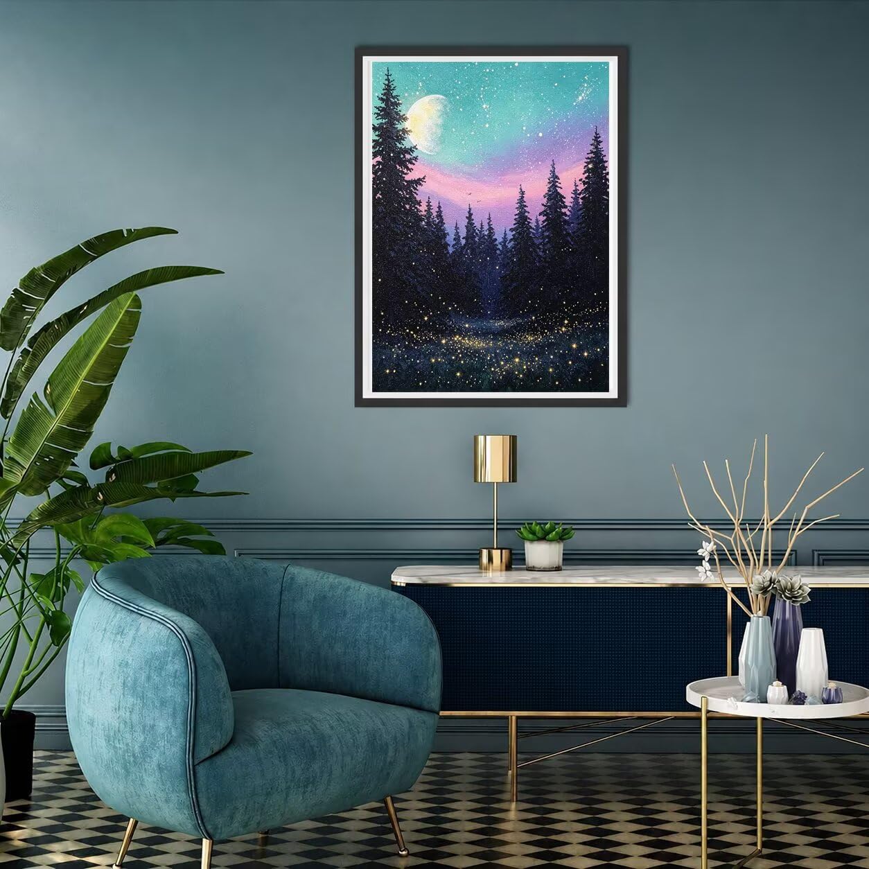 5D Diamond Painting Erwachsene Landschaft Eckige Steine 60x80-1238