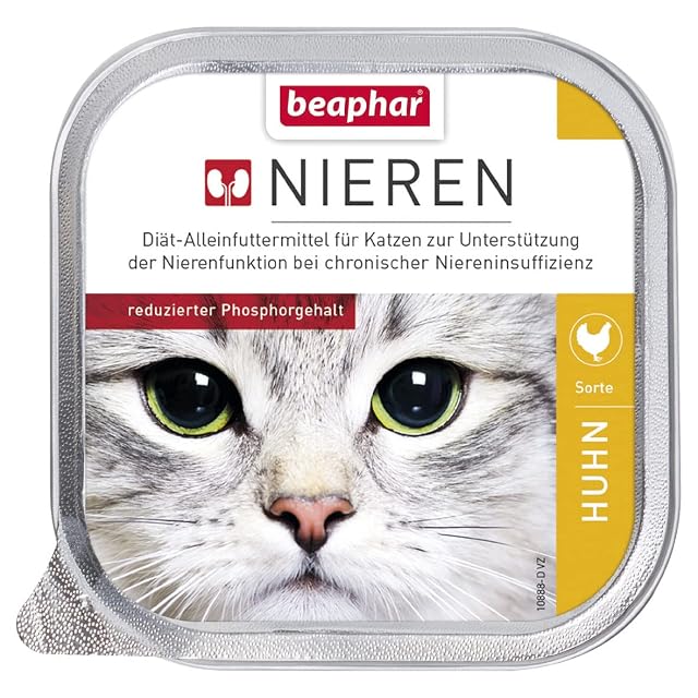 beaphar - Dieta renal para Gatos - Alimento Completo dietético para Apoyo renal en Caso de insuficiencia renal