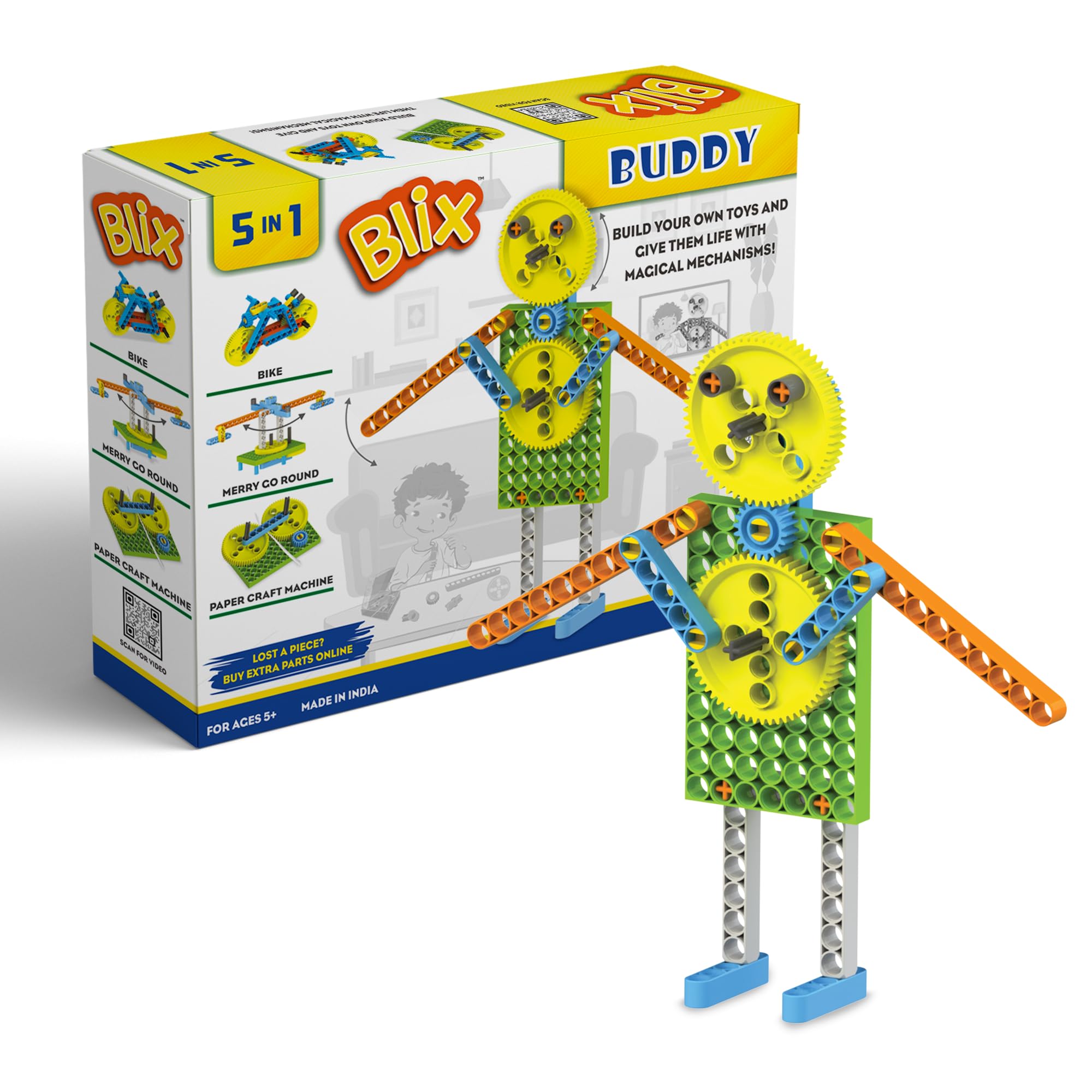 - Buddy, Building and Construction Toy, Stem Educational, for Boys and Girls 7+ Multicolor