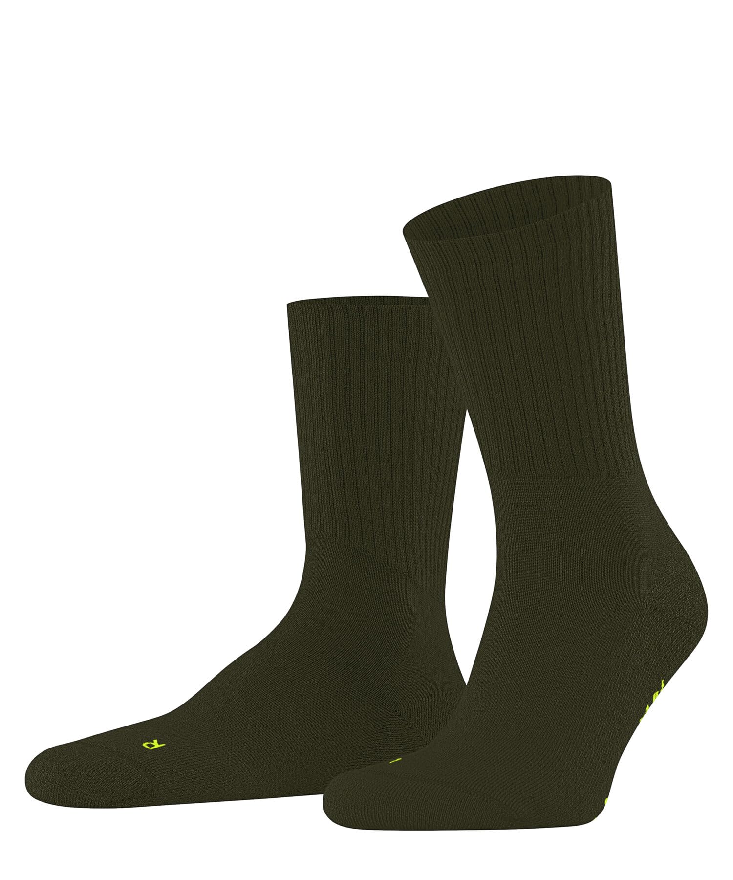 FALKE Unisex Walkie Light U So Wool Plain 1 Pair Socks, Green Artichoke 7436, 4-5