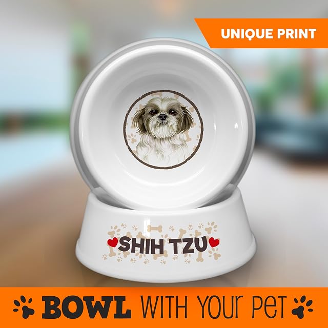 Foto 6 de 8 de Shih TZU - Cuenco para perros ABS de 18 cm de diámetro. Cuenco antideslizante, cuenco, bebedero, cuenco…