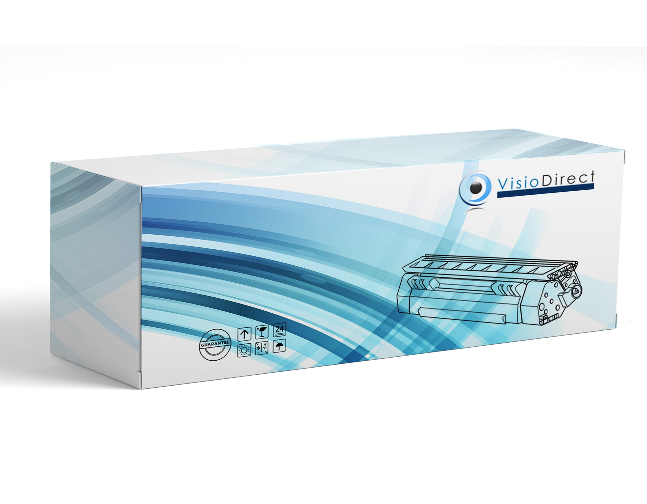 Visiodirect 6 Toner Cartouche d'encre Type TN-2420 Noir Compatible avec Brother DCP-L2537DW 3000 Pages Certifié ISO 9001 ISO 14001