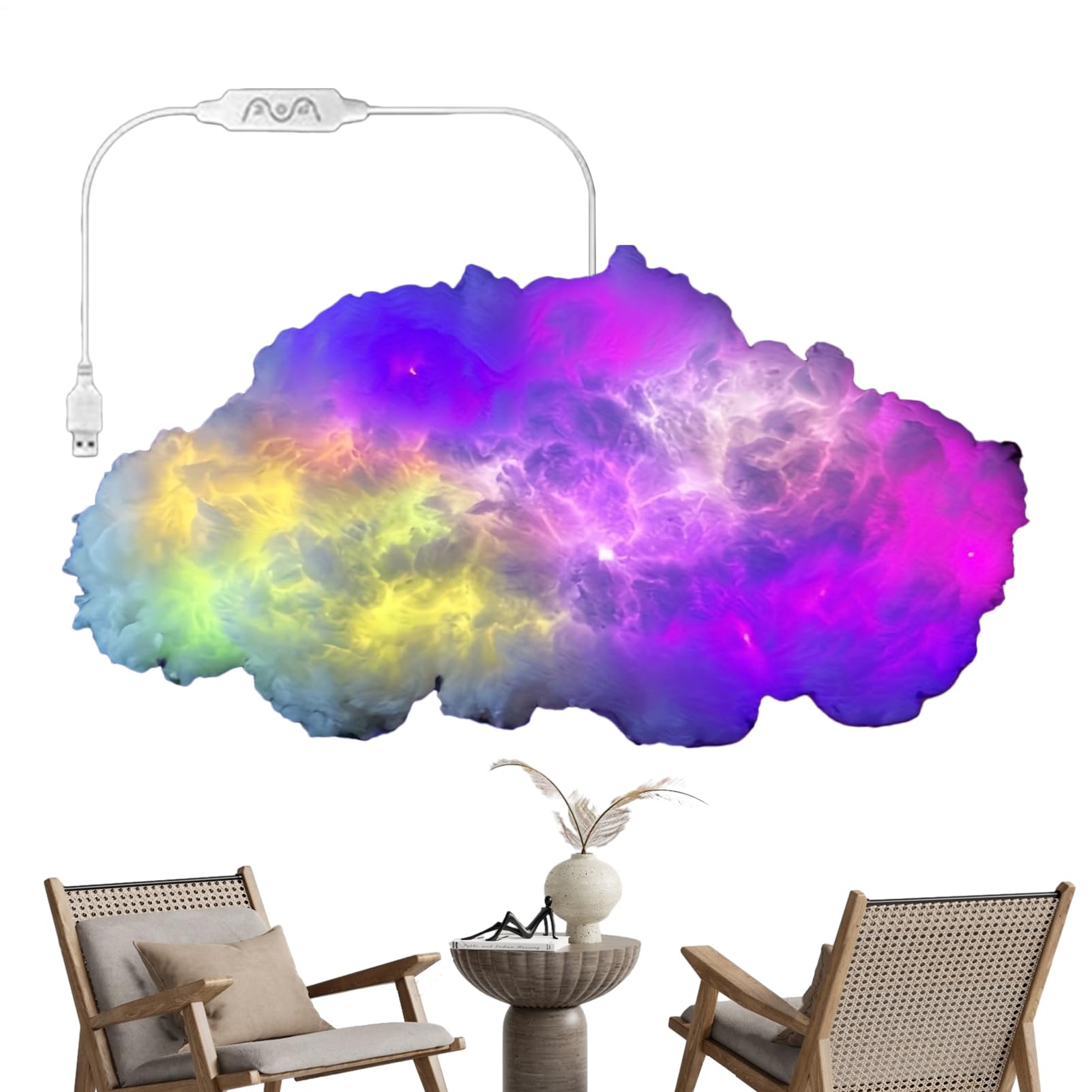 a per Parete Illuminazione a Multicolore con Sincronizzazione Musicale USB