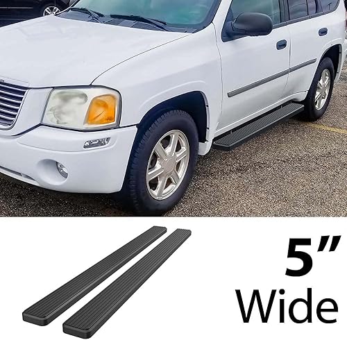 Miniatura 2 de para Chevy Trailblazer EXT 4Dr 2004-2006 y GMC Envoy XL 4Dr 2002-2006 (Excl. vehículos con revestimiento) (barra nerf  escalones laterales) estribos