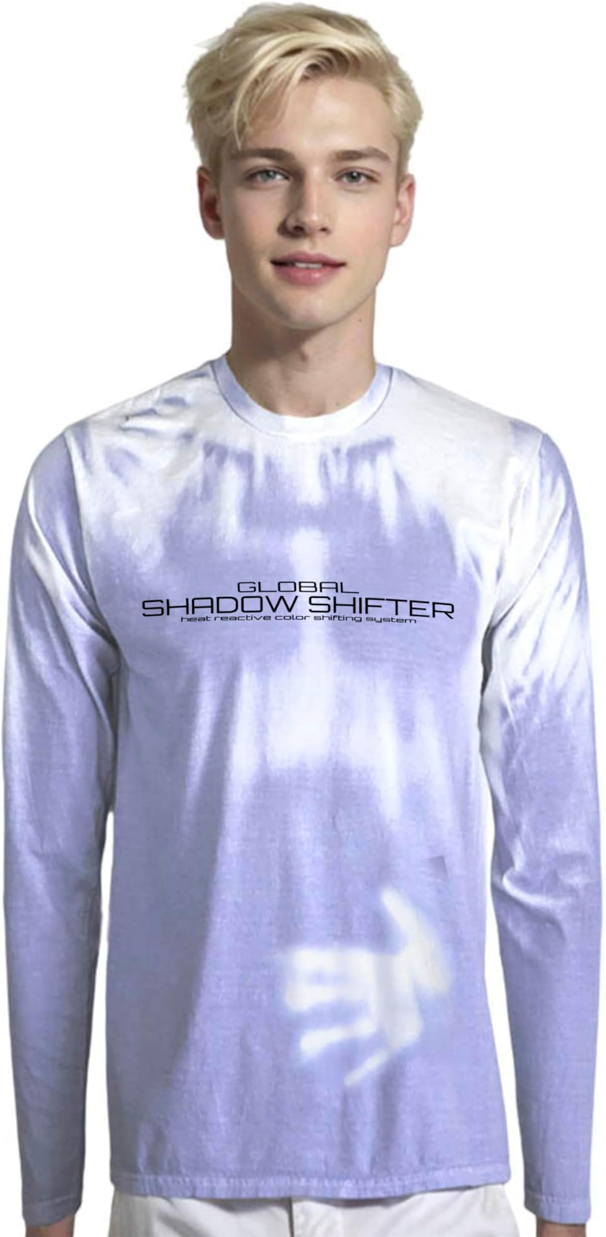 Adult Unisex Color Changing Long Sleeve T-Shirt Heat Sensitive - Made in the USA