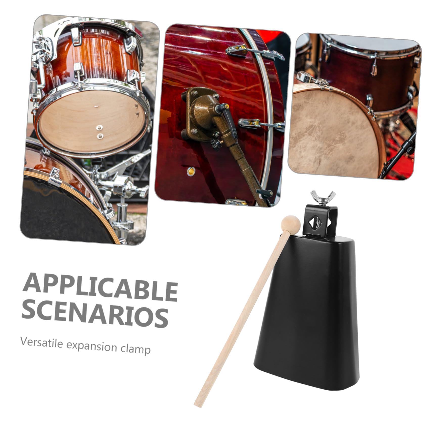 Kit de Support de Pince pour Tambour, Cloche 6 Pouces, Métal