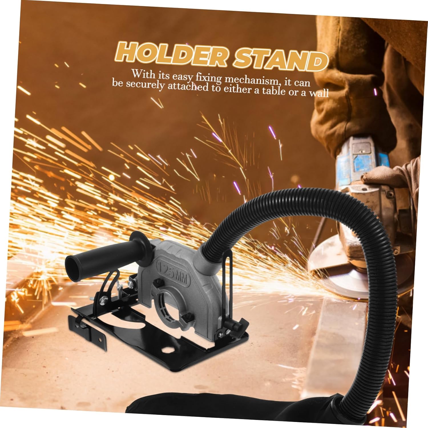 Angle Grinder Bracket for Electric Tool Bench Tool Rest Dust Sturdy Stand for Power Angle Grinders