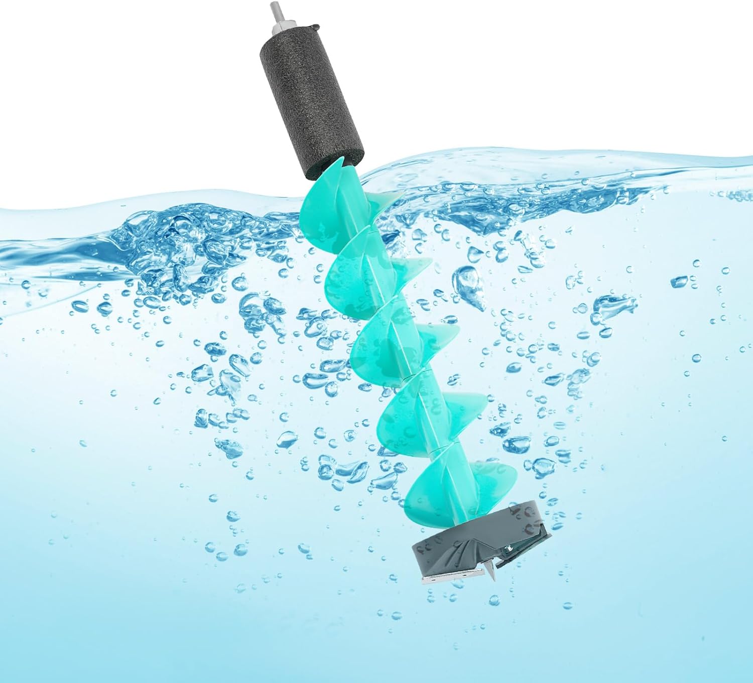 6" Diameter Ice Auger Bit, Nylon Corless Ice Auger Drill Bit with Protective Cover, Weighs only 2.8 Pounds, Ice Fishing Auger for Ice Fishing(Not Include Electric Dril)