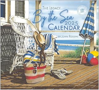 Legacy By the Sea 13 x 12 Paper 2025 Hanging Wall Calendar