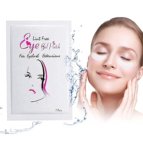 RZJZGZ Almohadillas de gel para debajo de los ojos, almohadillas de extensión de pestañas, parches de gel para ojos de maquillaje sin pelusa (200