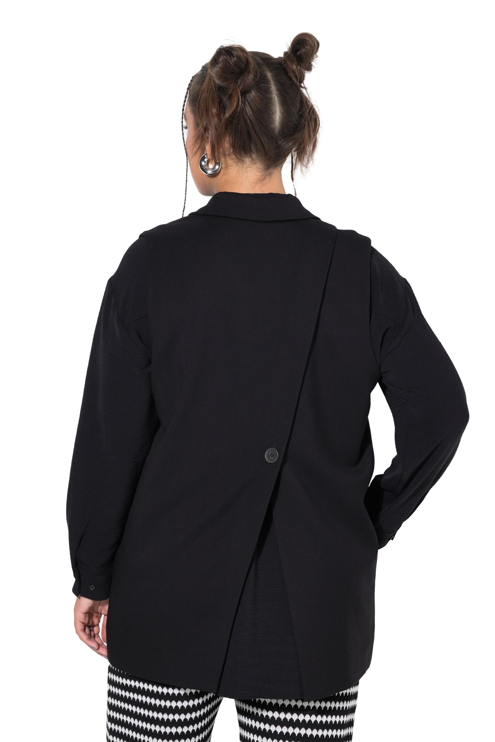 Studio Untold Damen große Größen Übergrößen Plus Size Anzugweste, oversized, Rückenschlitz mit Knopf 845952