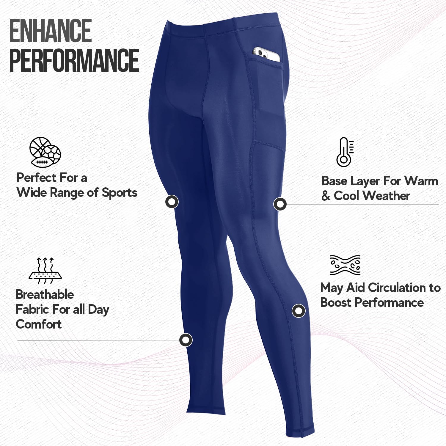 CompressionZ Herren-Leggings