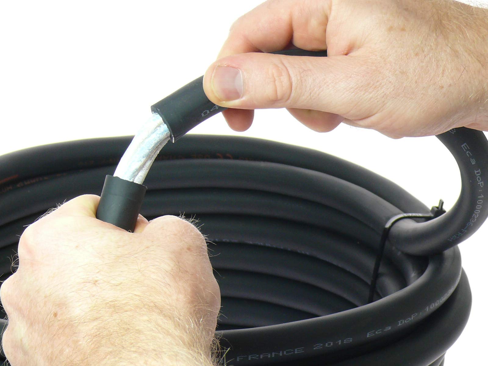 TITANEX Kabel H07RN-F 5x6,0 mm² (5G6) Baustellenkabel, Industriekabel geeignet für den Außenbereich 5-50m (15m)