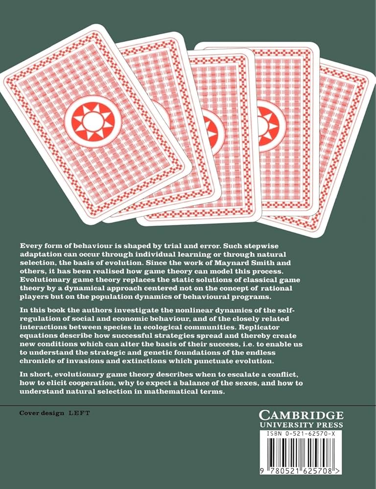 洋書 PopulationGames and Evolutionarydynamics Evolutionary Games and Population Dynamics: Hofbauer, Josef