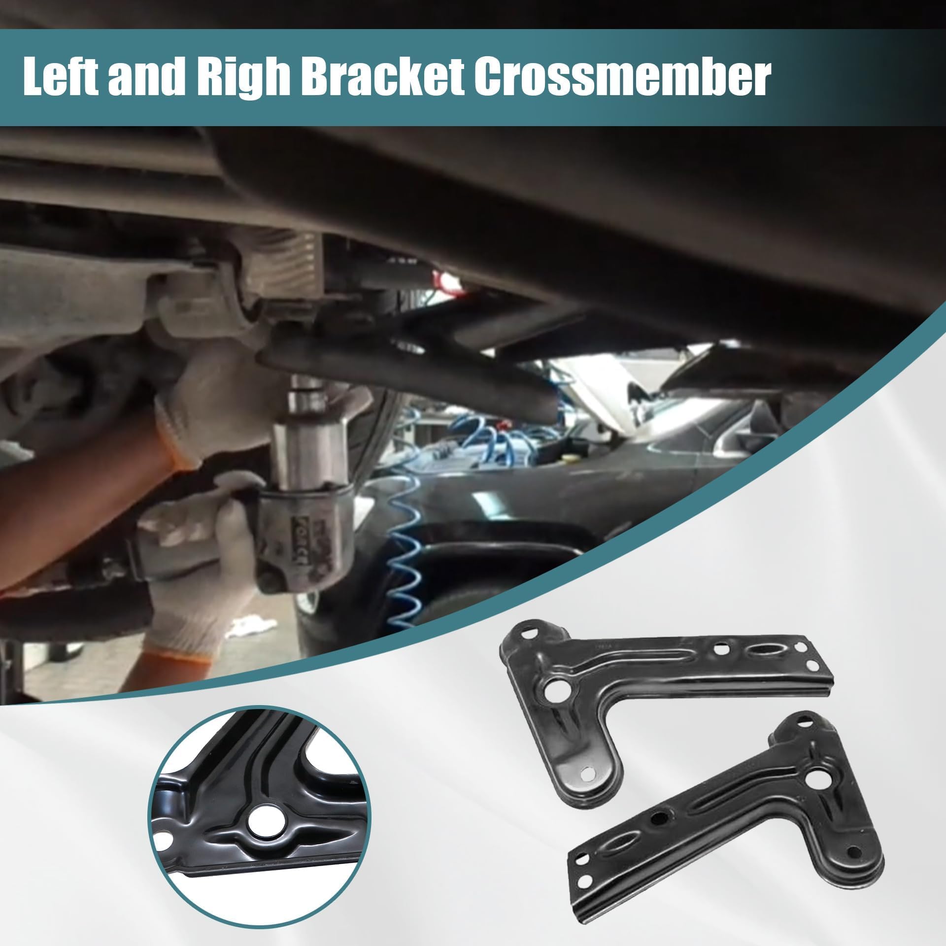 Photo 1 of GXARTS Left and Right Bracket Crossmember 52124643AB 52124642AB Compatible with Dodge Durango 2011 2012 2013 2014 2015 2016 2017 2018 2019 2020 2021 2022 2023 2024