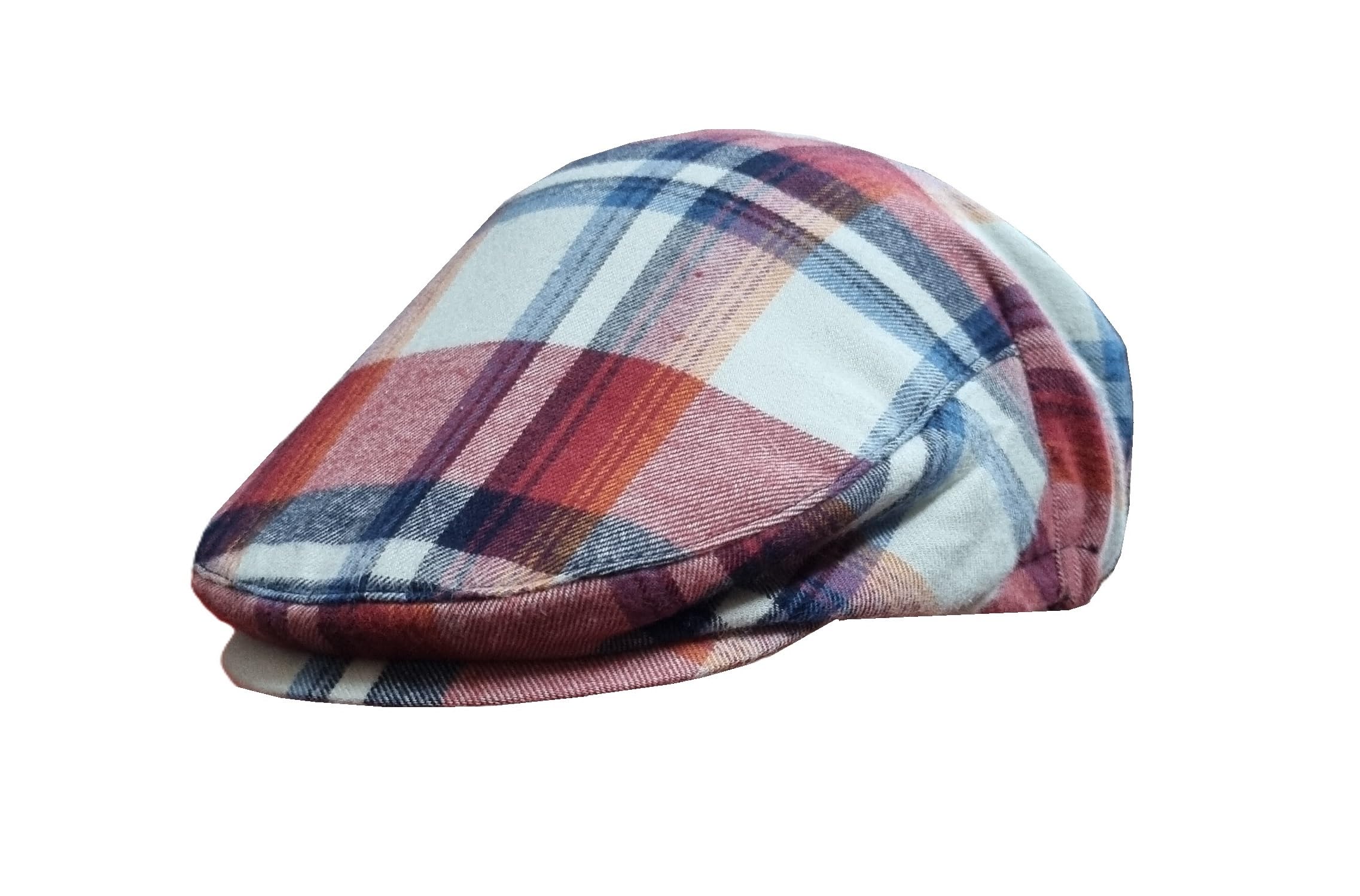 tqloqz Men's Cotton Golf Flat Cap Whtie Sports Hats red-picture-51