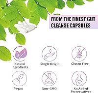 Vista 4 de ParaPurge - Limpieza intestinal - Soporte intestinal y colon Cápsulas de limpieza para la salud del colon y el intestino Apoyo inmunológico