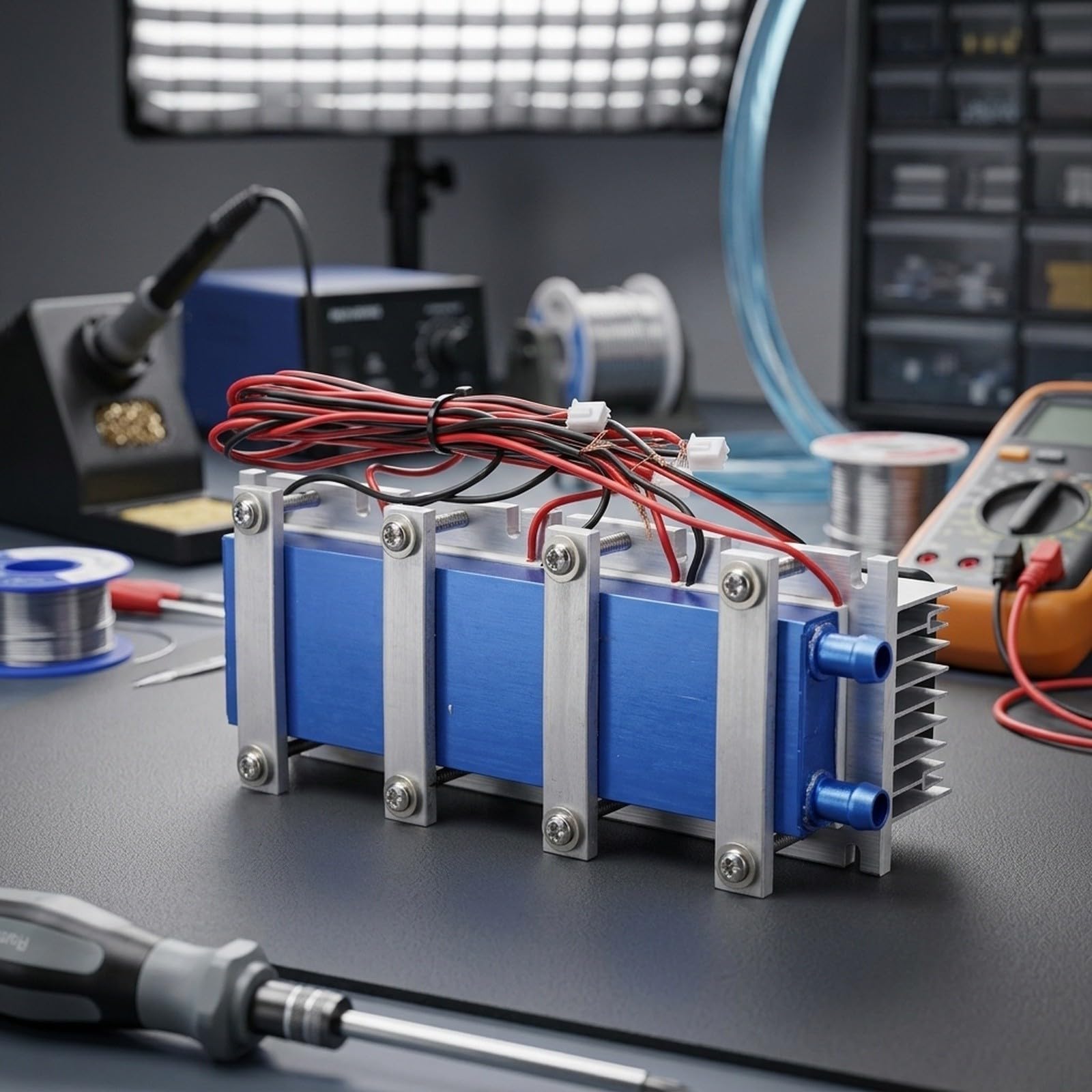 Aluminium Peltier-Modul 12V für 20L Kühlbox