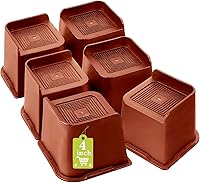 Vista 47 de Elevadores de cama de 2 pulgadas, 3 pulgadas, 4 pulgadas, 6 pulgadas, 8 pulgadas, resistente, elevador de muebles de gran tamaño para sofá, mesa