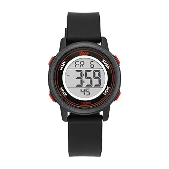 Zoop Digital Gray Dial Unisex-Child Watch-NP16015PP01/NP16015PP01