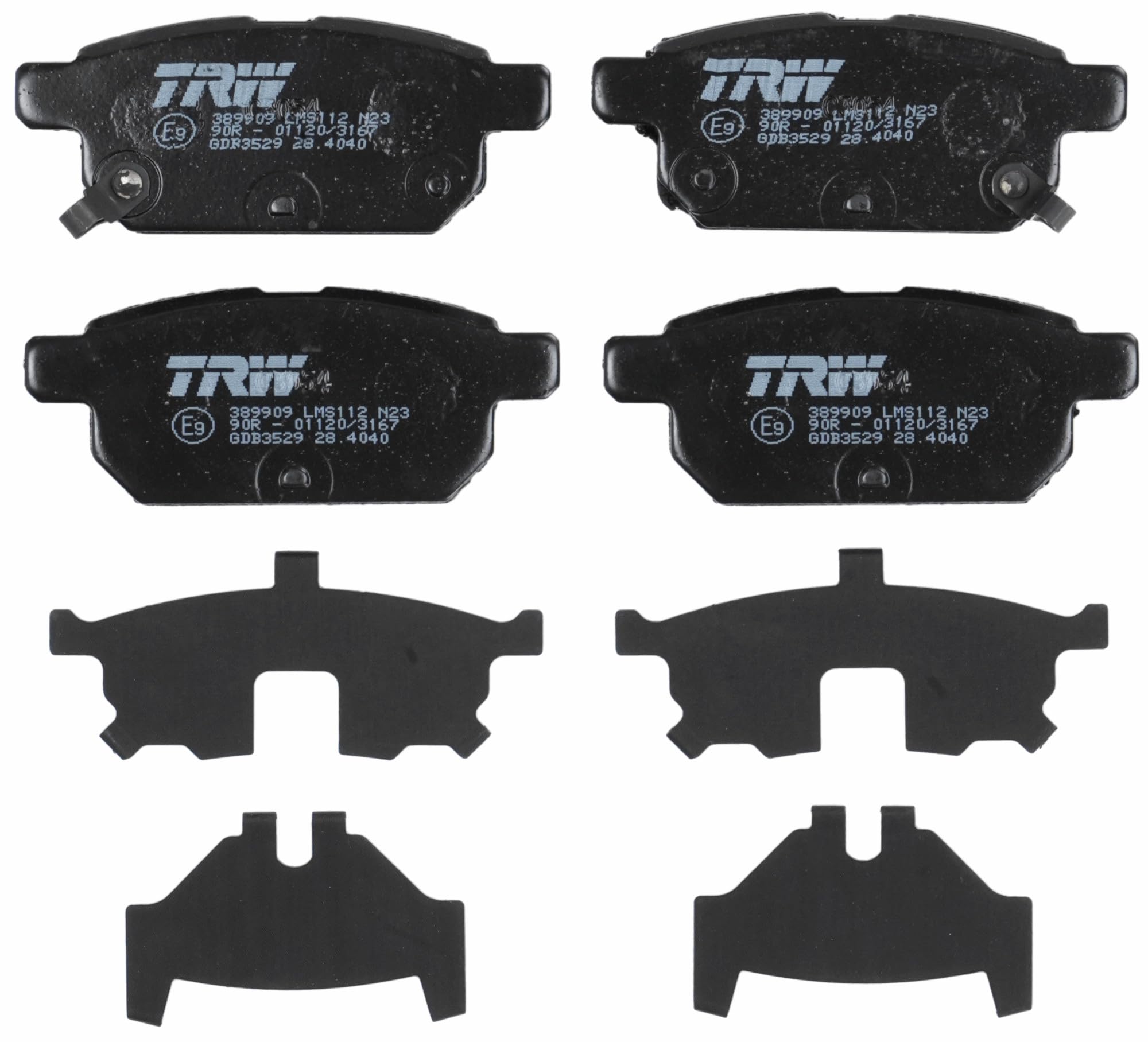 Rear TRW-OE GDB3529 Brake Pad Set, disc brake for SUZUKI,SUZUKI (CHANGAN)