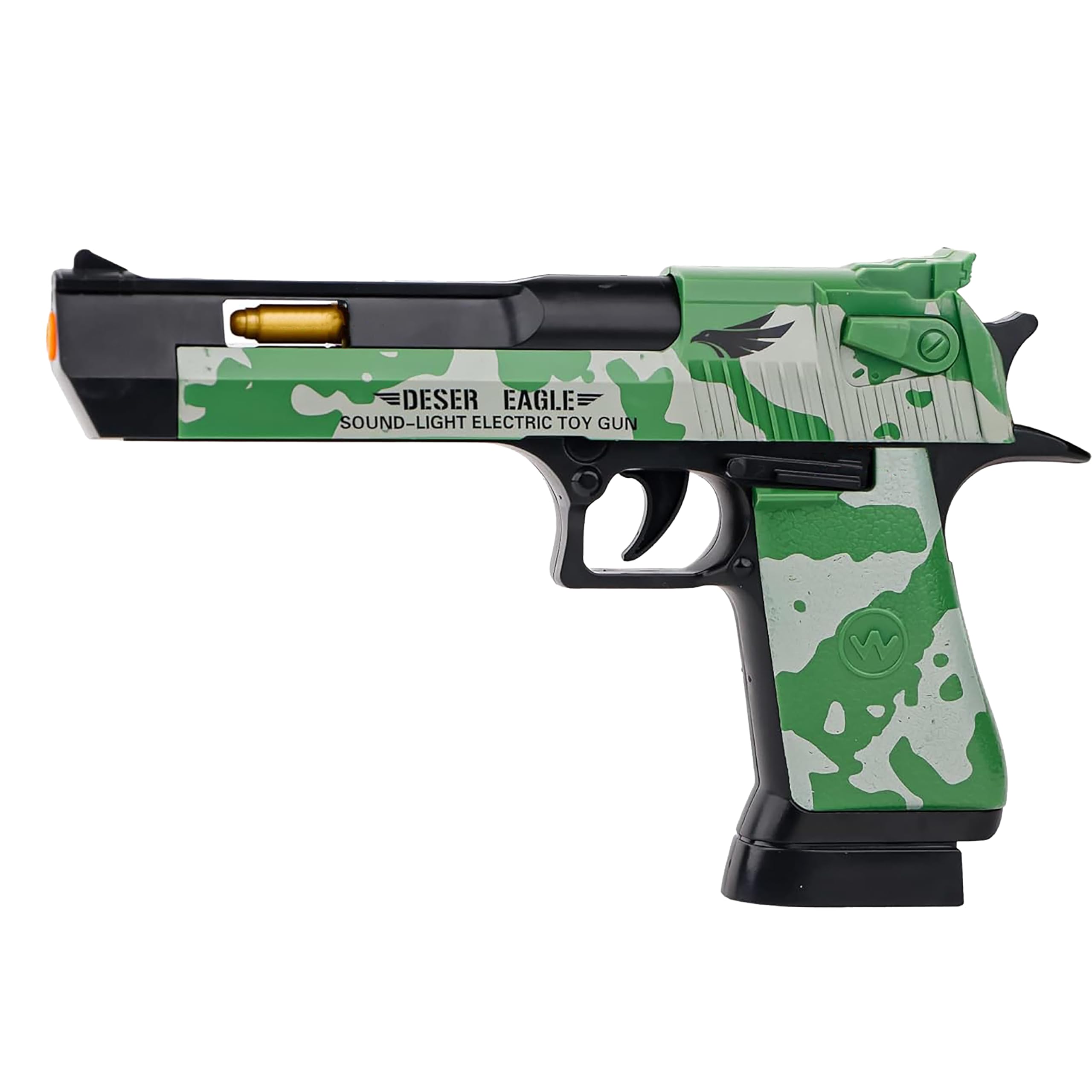 VGRASSP Army Style Light and Sound Projection Desert Eagle Pistol Toy Gun for Kids with Telescopic Moving Barrel - Electric Toy Gun with Target Projection Effect and Sound - Color As Per Stock (B0CXDQZ5RH) Amazon Price History, Amazon Price Tracker