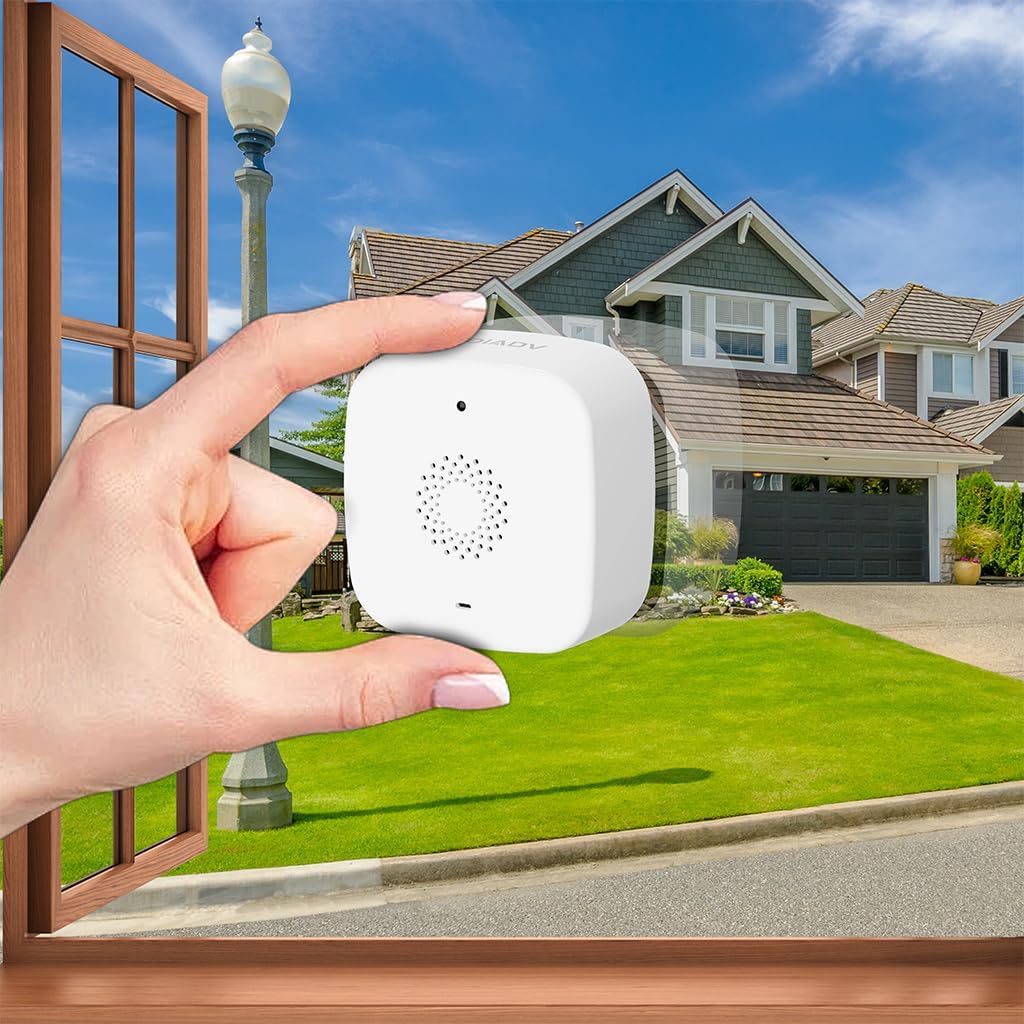 SOIADV Window Camera for Home Security Wireless Battery System 4MP, Pure Wireless, Motion Detection, Smart AI Color Night Vision, 2.4G&5GHz Indoor WO04D