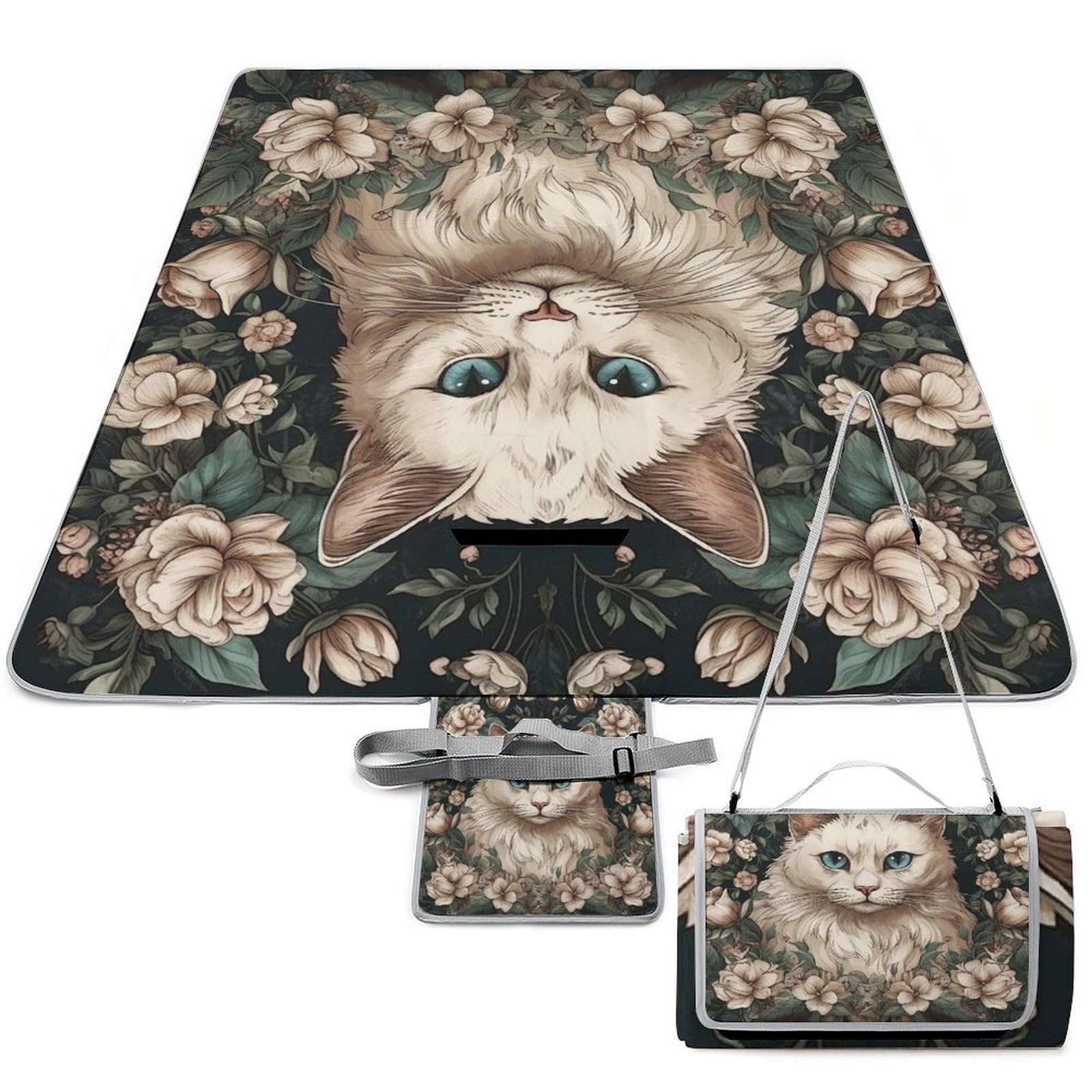 Couverture de pique-nique pliable et imperméable, tapis léger de camping