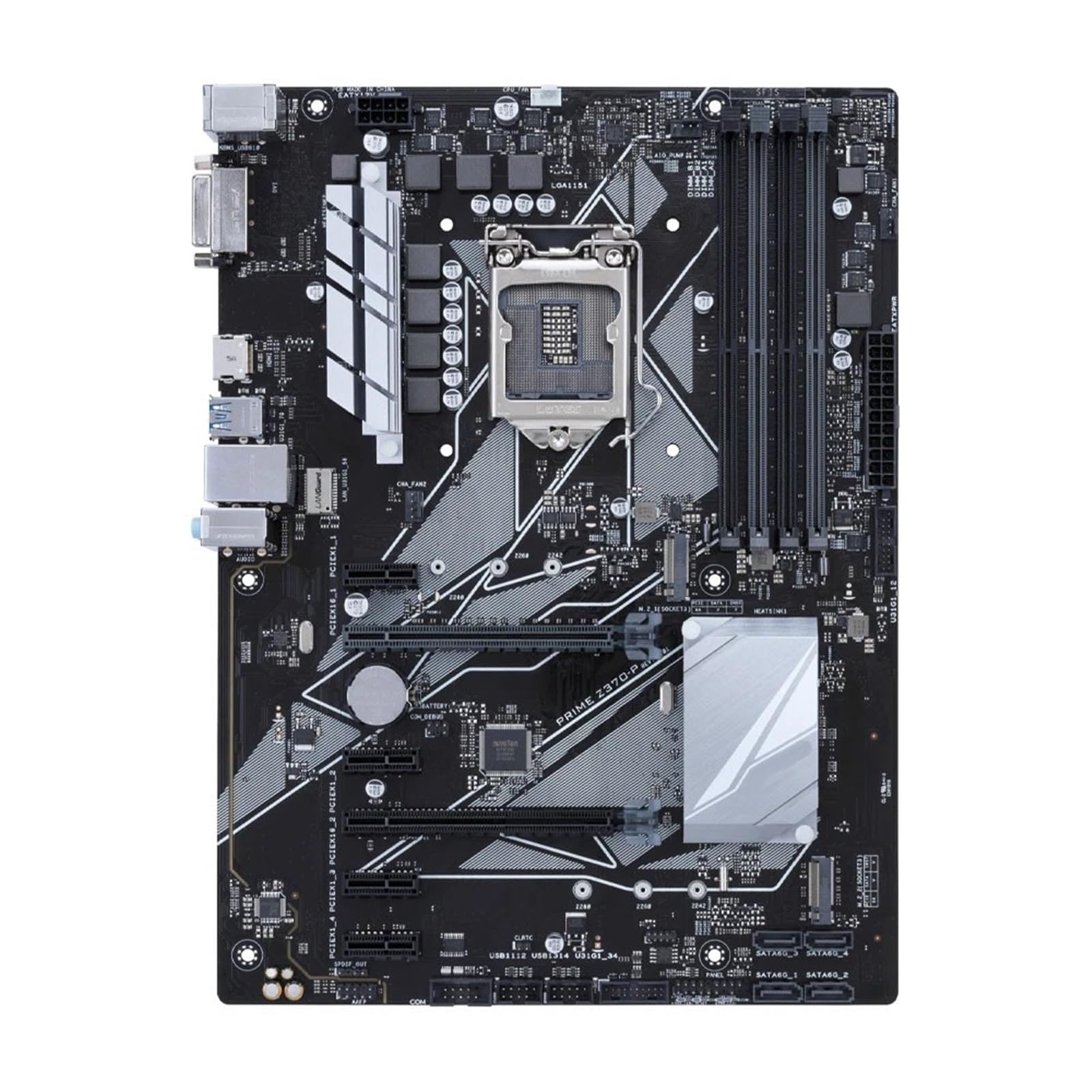 scheda madre Fit For ASUS PRIME Z370-P | I9-9900KF I7-9700K I5-9600 CPU LGA1151 4×DDR4 DIMM 64GB 4xM.2 NVME Scheda madre Z370