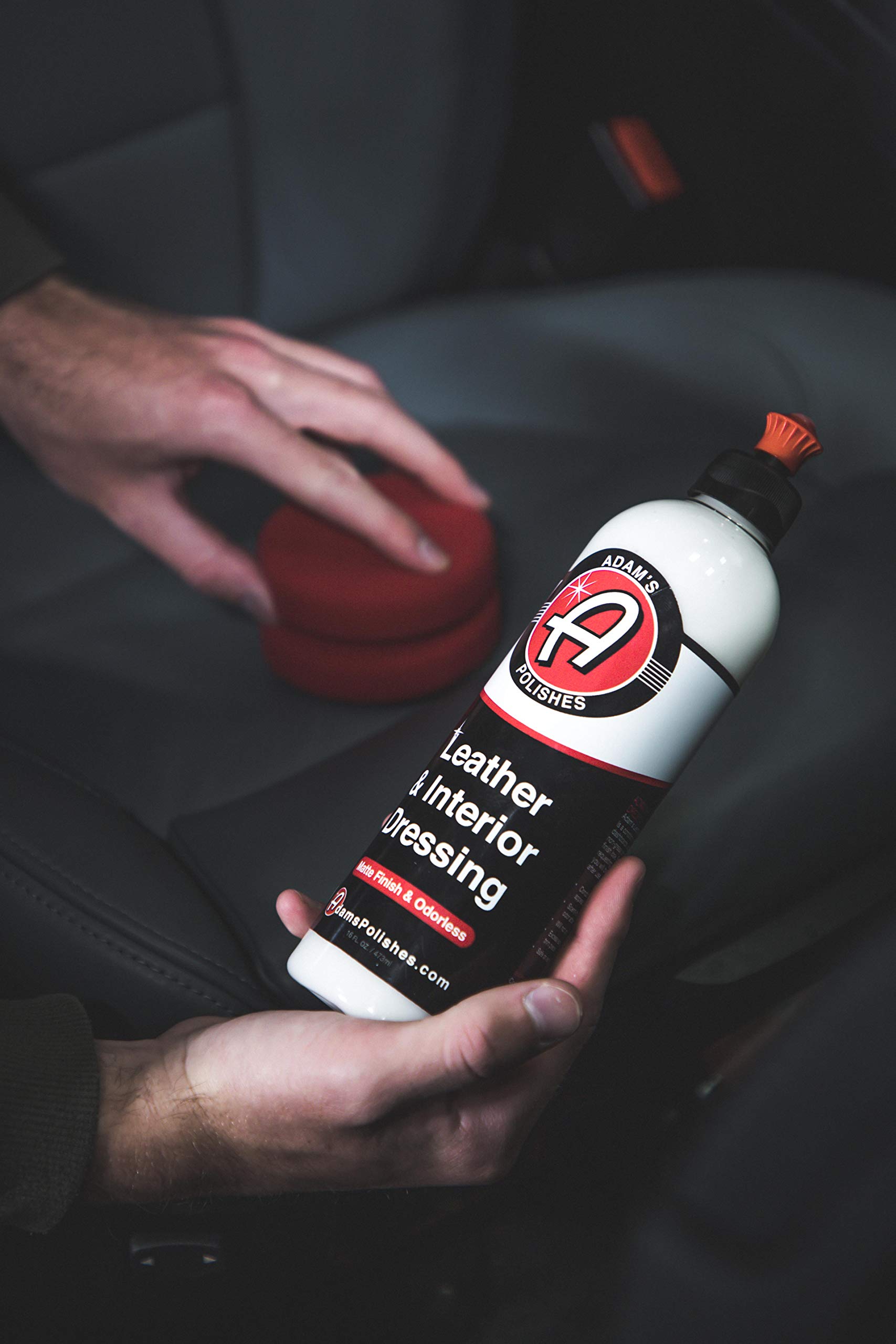 Adam's Leather & Interior Matte Finish Dressing - Conditions & Restores  Leather, Vinyl, and Plastic Interior Surfaces