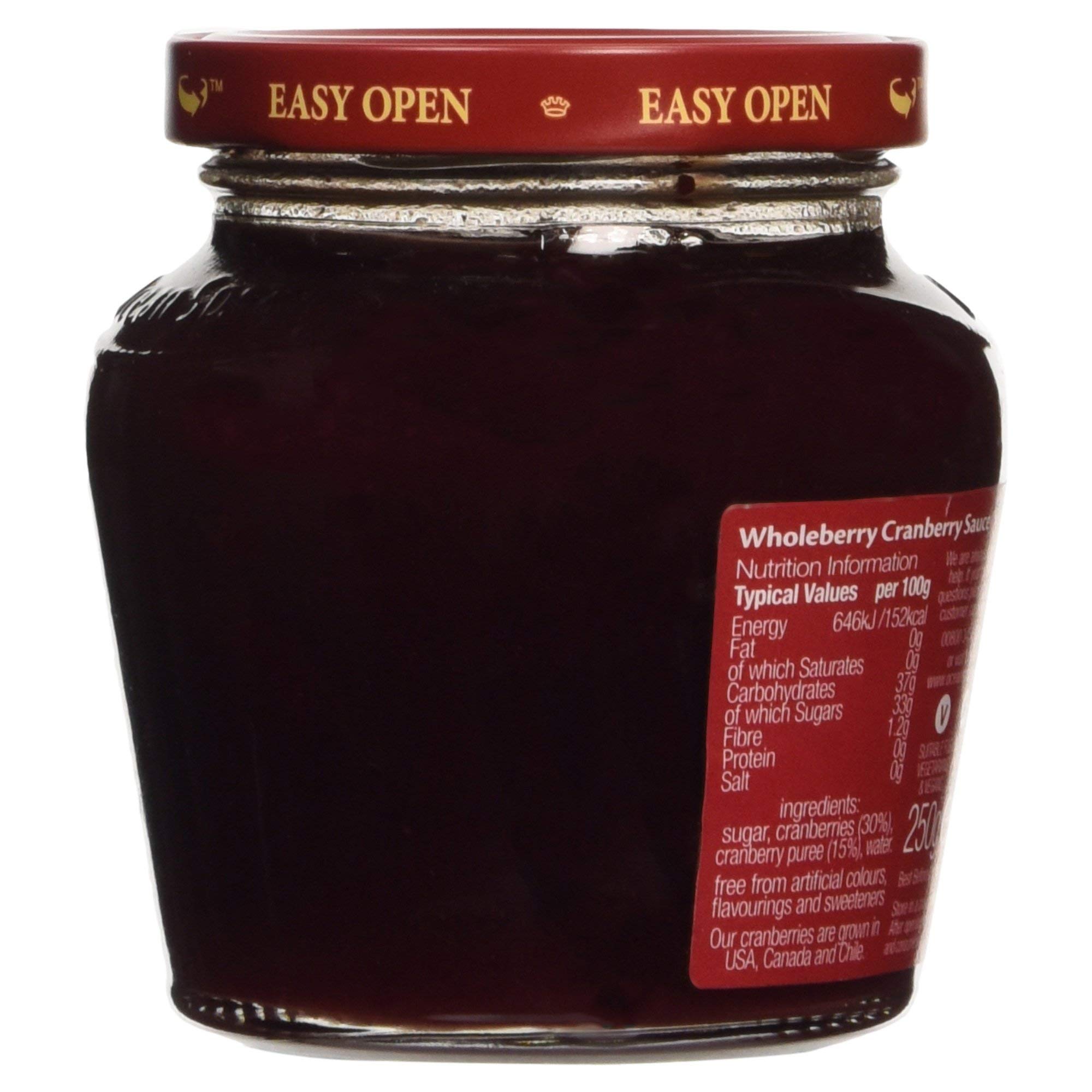 Ocean Spray Cranberry Wholeberry Sauce (250g) - Pack of 6 by Ocean Spray