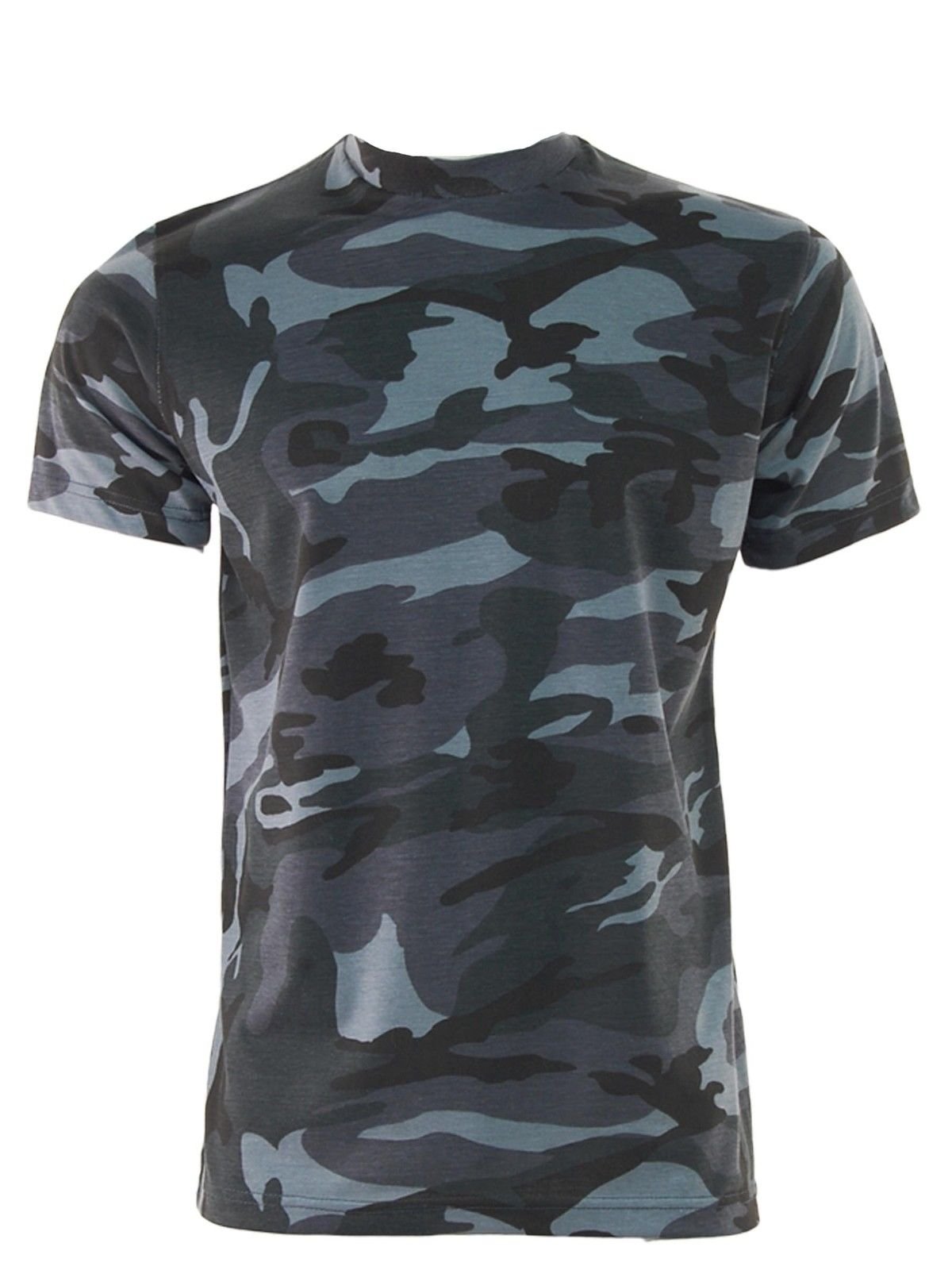 Game Men's Midnight Camouflage Military Army Hunting Fishing T Shirt (XL)