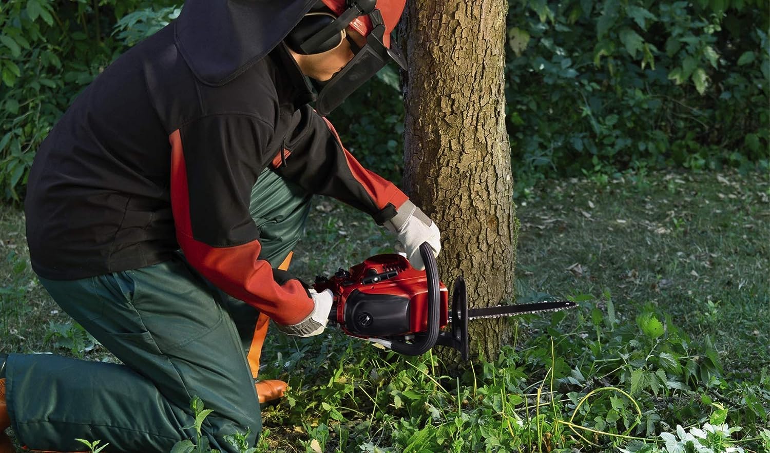 Einhell GC-PC 2040 I - Motosierra de gasolina (2000 W, longitud de corte: 39cm, velocidad de corte: 21m/s, 11500rpm, espada y cadena de calidad OREGON)(ref. 4501851)