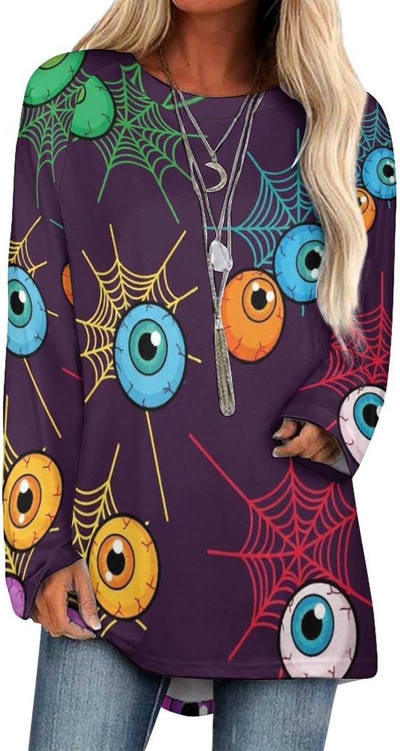 Women's Raglan Long Sleeve T-Shirt Casual Crewneck Blouse, Soft Basic Long Top