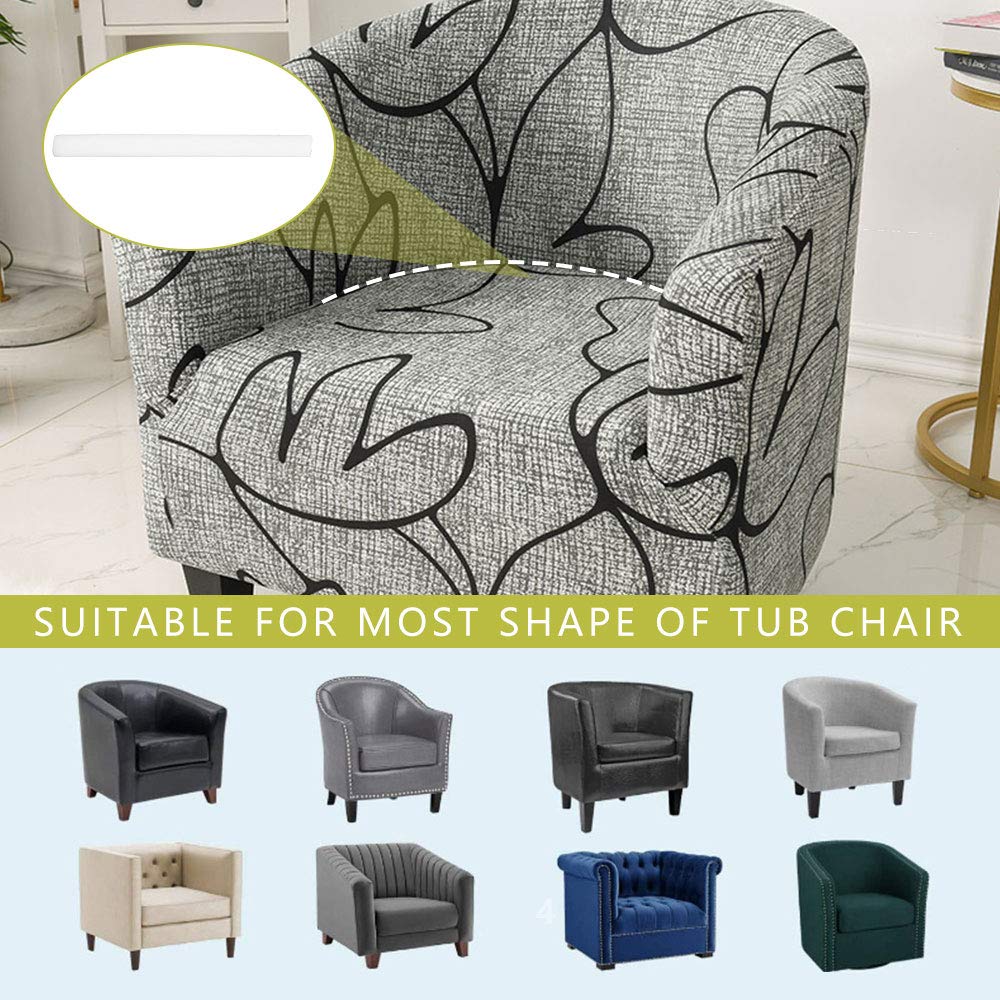 Your's Bath Tub Chair Covers Stretch Chair Covers, Soft Breathable Club Chair Slipcover Armchair Protector - Image 3