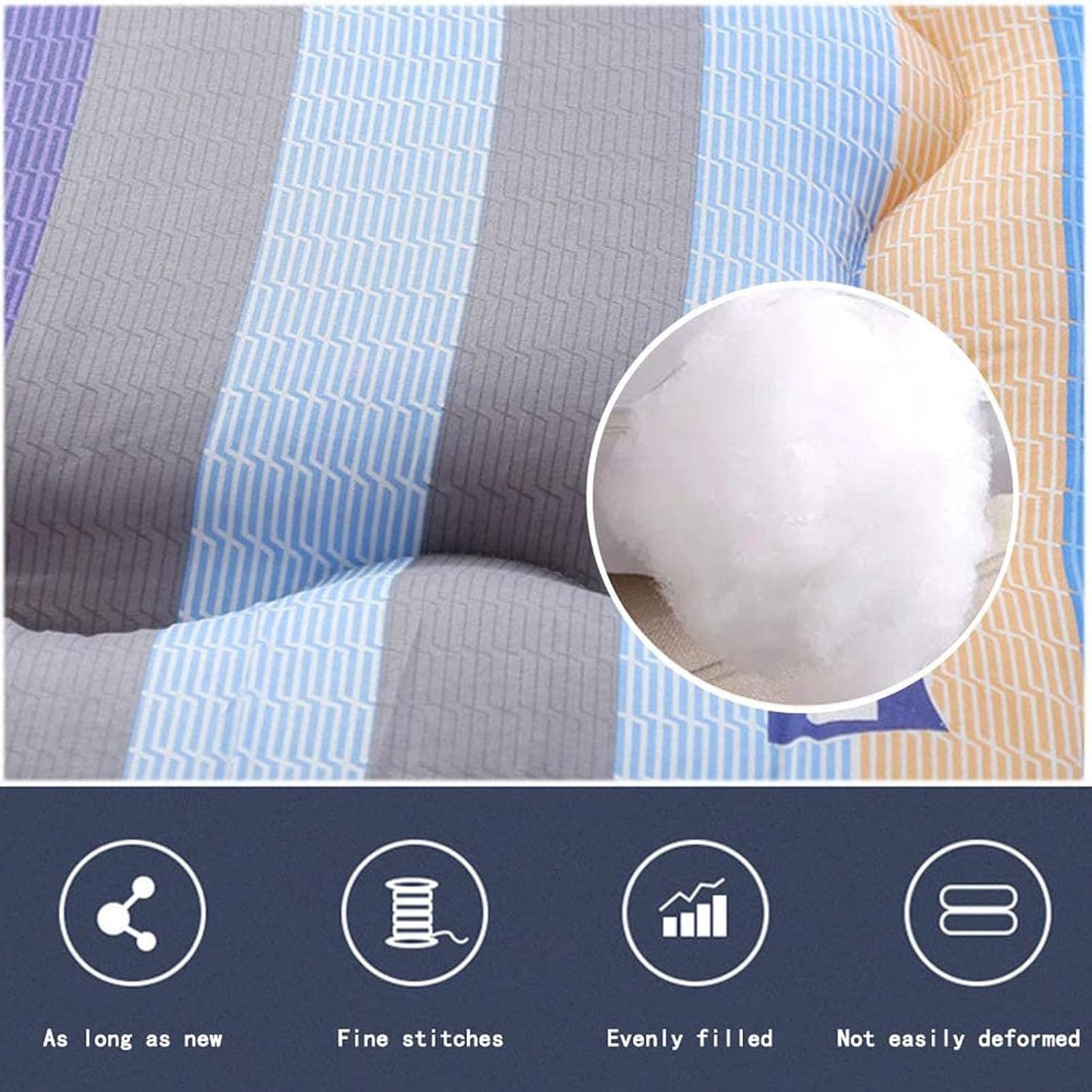 Futón Japonés 3cm Grueso Plegable Tatami Esterilla Portátil Enrollable Cama para Invitados Camping Dormitorio Transpirable Colchoneta De Suelo Crown