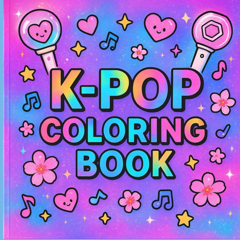 K-Pop Coloring Book (Color & Wonder Studio)